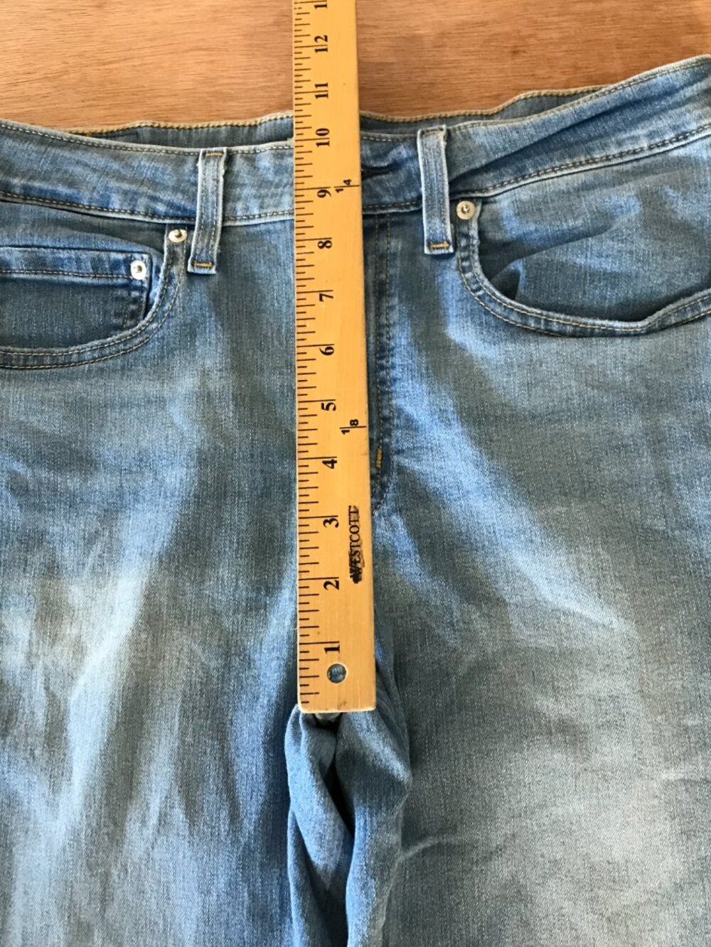 Levi's 721 Skinny Jeans Women 30 Blue Mid Rise Medium Wash Sculpting Slimming - Picture 9 of 15
